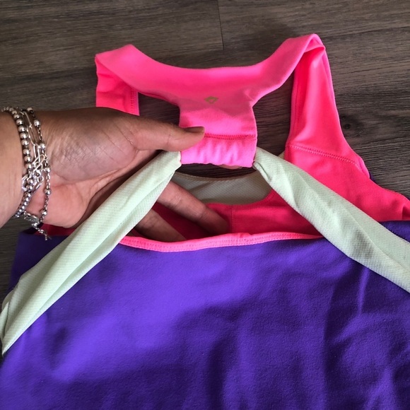 Ivivva Lululemon Racerback Active Girls Tank Top - Picture 4 of 10